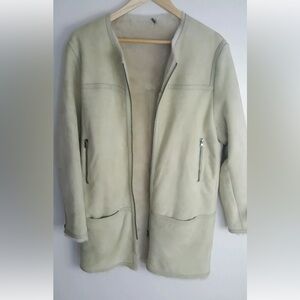 Isabel Marant Shearling Coat Ecru size 42